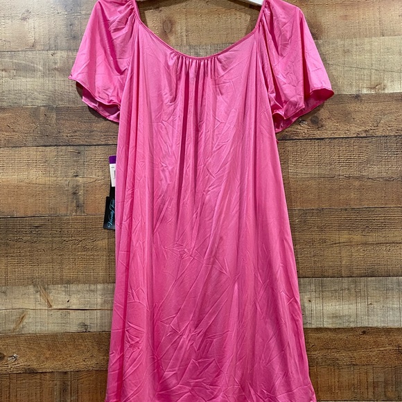 New With Tags Vanity Fair Pink Gown Size 2XL - Picture 3 of 4